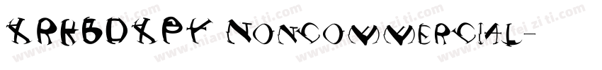 XRKBDXPY Noncommercial字体转换